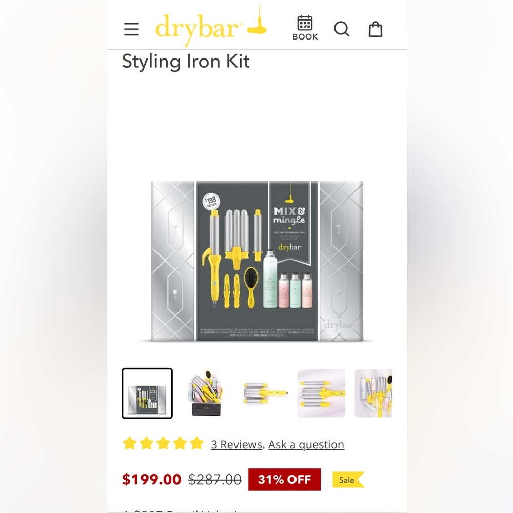 Drybar mixologist